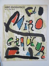 Joan MIRO (1893-1983) ORIGINAL LITHO MIRO ENGRAVER ABSTRACTION SPAIN 1980