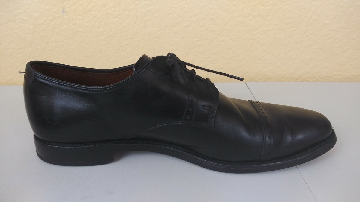 Allen Edmonds Clifton Black Leather Sole Cap Toe Brogue Mens Oxfords Shoes 14D Allen Edmonds  main image 2