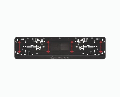 2x European License Number Plate Frame Holder Wurth Your girlfriend likes this