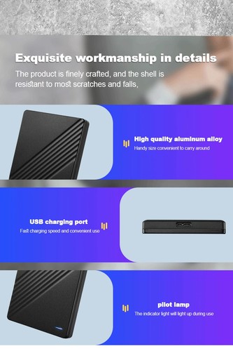 Disque Dur Externe Portable HDD 1To USB 3.0 Stockage Haute Vitesse PC TV PS - Photo 5/11