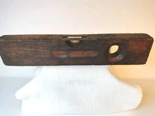 Vintage Stanley Rule & Level Co. Wooden 12 Inch Level #104 Fully Functional