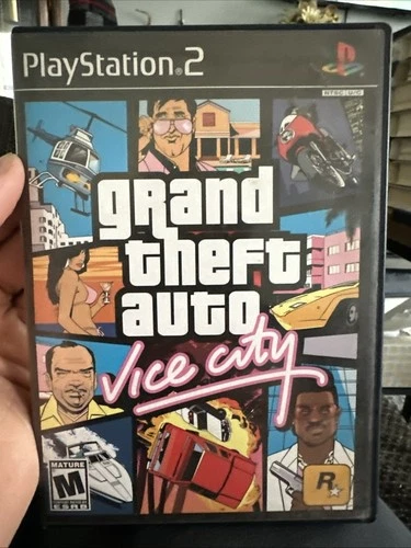Grand Theft Auto: Vice City (Sony PS2, 2002) - No Manual
