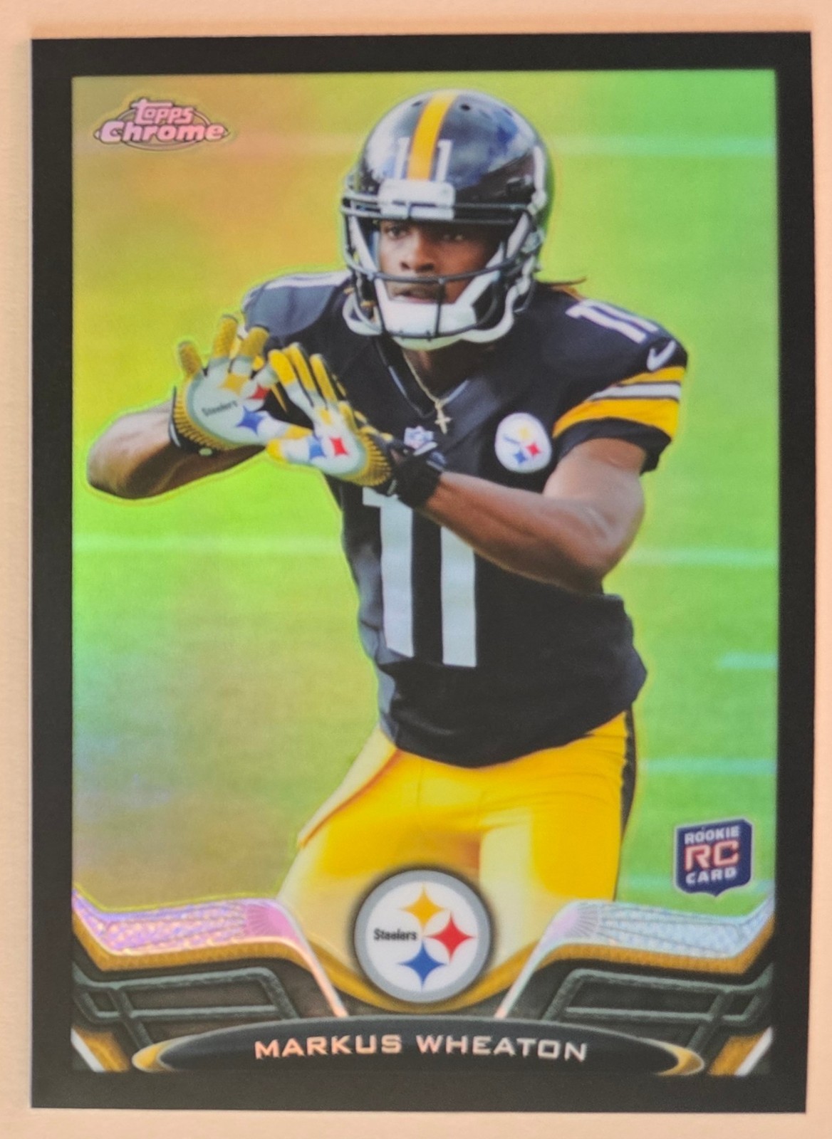 Markus Wheaton Topps Chrome #94 Black Refractor