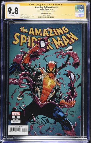 Amazing Spider-man (2022) #8 (CGC 9.8 SS) Signed  Patrick Gleason* Marvel Comics
