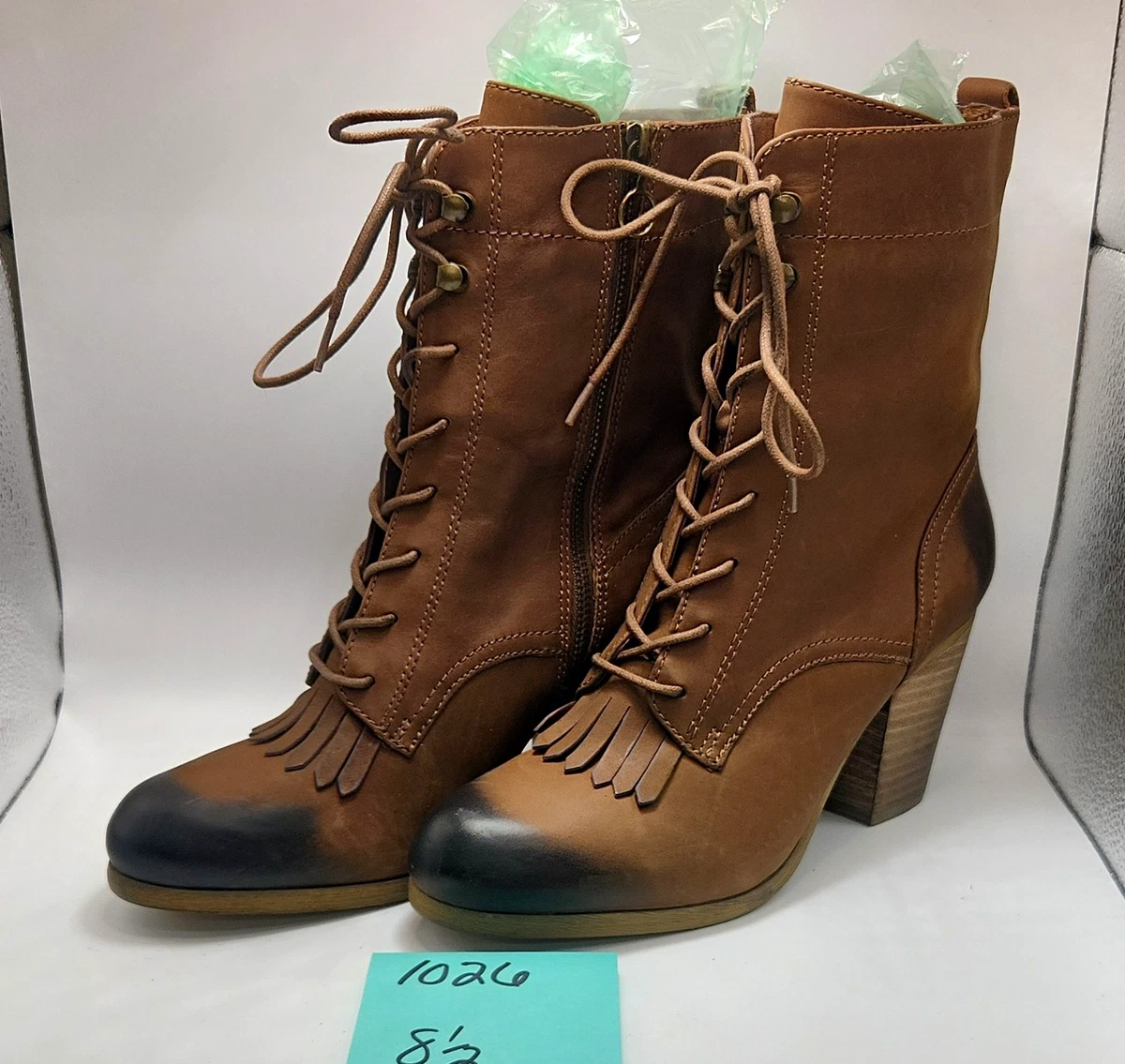 Denim Low Heel Boots for Women for sale - eBay