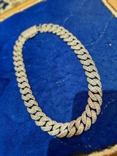 ICED OUT THICK 22MM CUBAN LINK CHAIN (DIAMOND TESTER CERTIFIED)