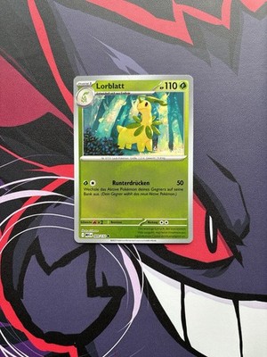 Pokémon Karte Lorblatt 009/132 MEG DE Mega Evolution Reverse Holo Deutsch NM