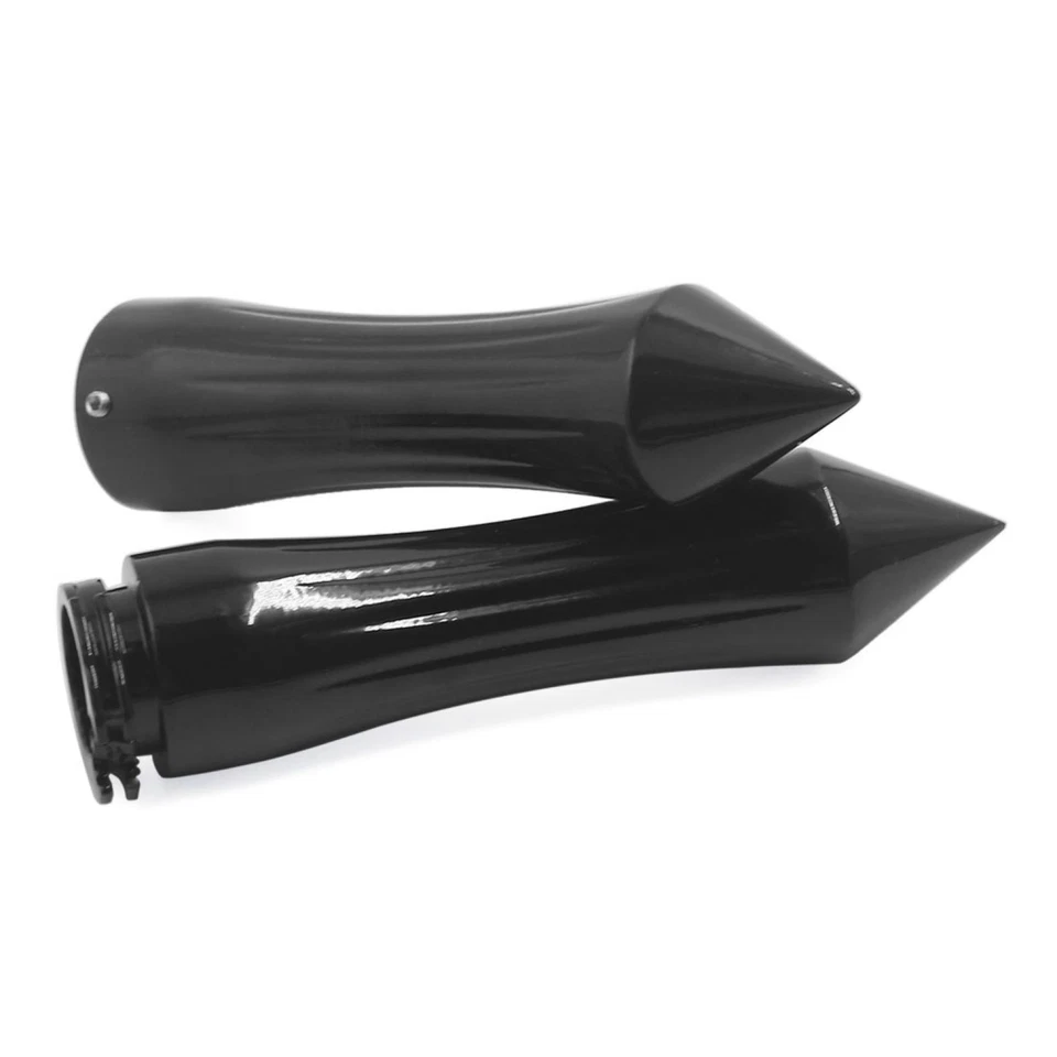 2pcs 1" Poignées de guidon pour Harley Sportster Dyna Softail Touring Cruiser - Photo 2/4