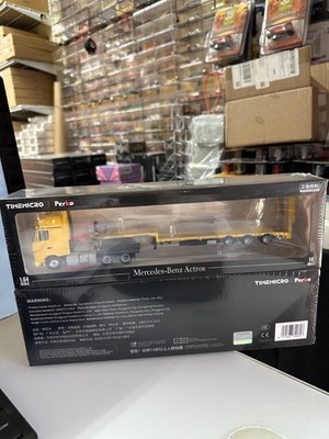 MERCEDES BENZ ACTROS FLATBED TRANSPORT TRUCK 1/64 DIECAST BY TIME MICRO PERKA TM