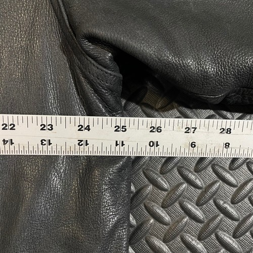 Giacca di pelle Timberland Weathergear impermeabile vintage in pelle di mucca con bottoni grande - Foto 7 di 10