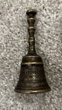 Vtg 4” Brass Bell Museo Marinel Agnon