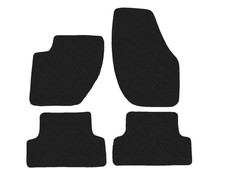 Velour Fußmatten für Volvo V40 II 2012-2019, Anthrazit x14 Rand