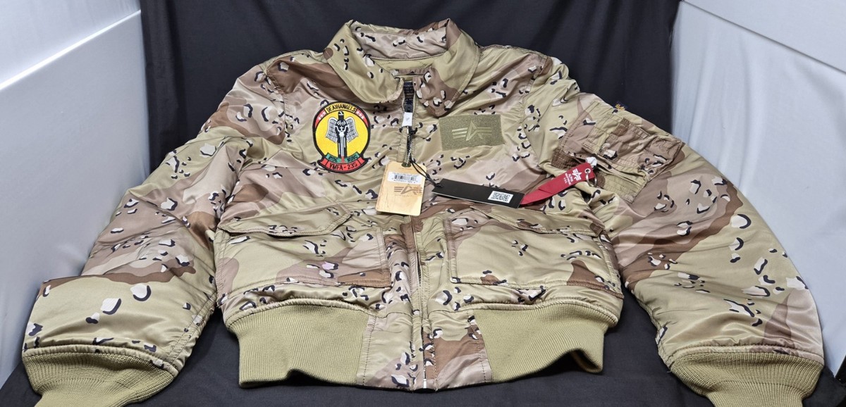 Alpha Industries CWU 45/P Storm cruise Jacket Chocolate Chip Camo