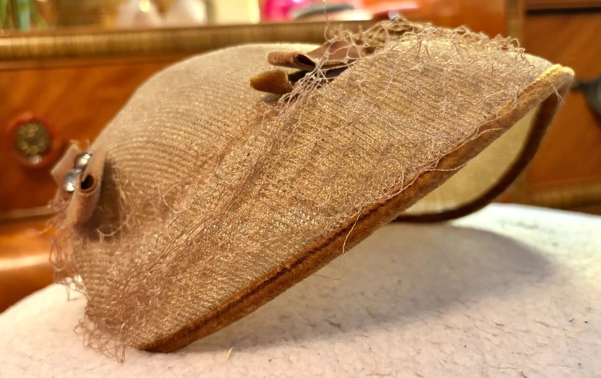 Beige Straw 1950s Vintage Hats for Women for sale | eBay