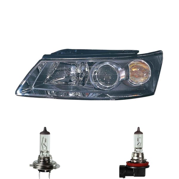 Halogen Scheinwerfer Rechts H7 FüR Hyundai Sonata V Inklusive Lampen-image