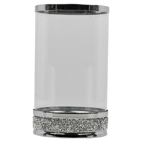 Bougie chauffe-plat en verre transparent support pilier base diamant décoration maison table de mariage - Photo 7/16