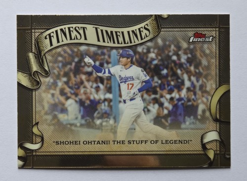 2026 Topps Finest Shohei Ohtani Finest Timelines Refractor #FT-23 Dodgers