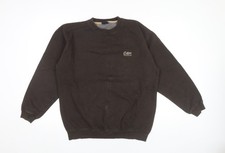 Mens UK Size M Cotton Traders Brown Pullover Sweatshirt