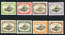 [PAPUA NEW GUINEA] 1910 ½-2/6 SG 75-83 / SC 41-48 / Fresh Color / F-VF (MH) 2877