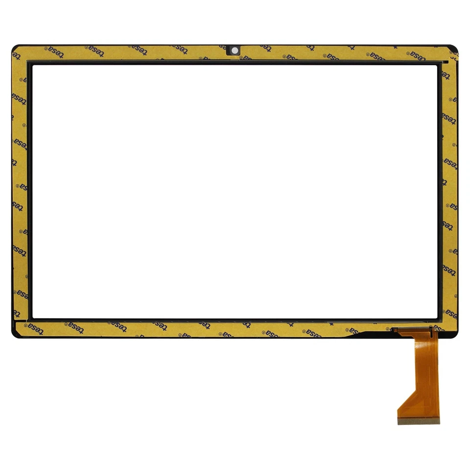 Vidrio digitalizador de panel de pantalla táctil de 10,1 pulgadas con adhesivo para CX1062 FPC-V01 EE. UU. Foto 3 de 4