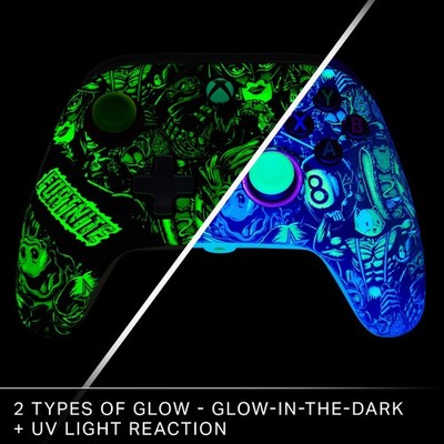 PowerA Advantage Wired Controller for Xbox Series X|S, Fortnite Glow Design,
