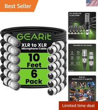 XLR Cables, Male to Female Microphone Cable 3-Pin Balanced Shielded Mixer XLR...