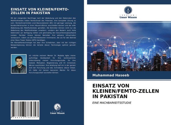 Muhammad Haseeb | Einsatz Von KLEINEN/FEMTO-ZELLEN In Pakistan | Taschenbuch-image