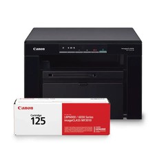 Canon - imageCLASS MF3010VP Wired Black-and-White All-In-One Laser Printer-Black