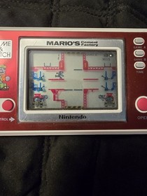 Mario's Cement Factory Nintendo Game And Watch ***Tested-Working***