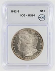 1882-S Morgan Silver Dollar ICG MS64 S$1 San Francisco Minted No Reserve