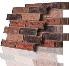 Faux Brick Wall Panels,3D Wall Panel Peel and Stick,Brick Wallpaper,Faux Bric...
