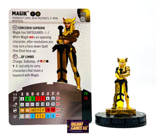 Marvel Heroclix Magik #048 w/ Card Strange Tales Set
