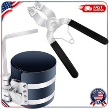 Piston Ring Compressor Installer Removal Tool For Car Engine With Piston Inst... Piston Ring Compressor Installer Removal Tool For Car Engine With Piston Inst...