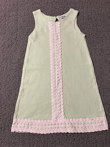 Hartstrings Girls Size 7 Green Easter Summer Dress
