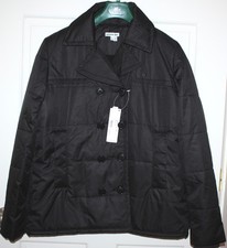 Nwt Women's Black Lacoste Jacket/coat Size Eu 44, Us 12