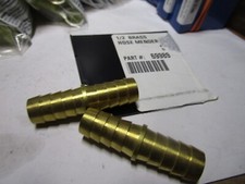 1/2" Hose Brass Hose Splicer QTY 2