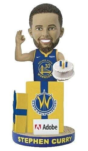Stephen Curry #30 Warriors Bobblehead NBA Collectible Fan Gift