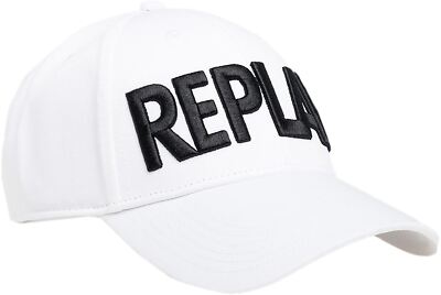 Replay Ax4308.000 Heavy Cotton Twilled Cotton Caps In White