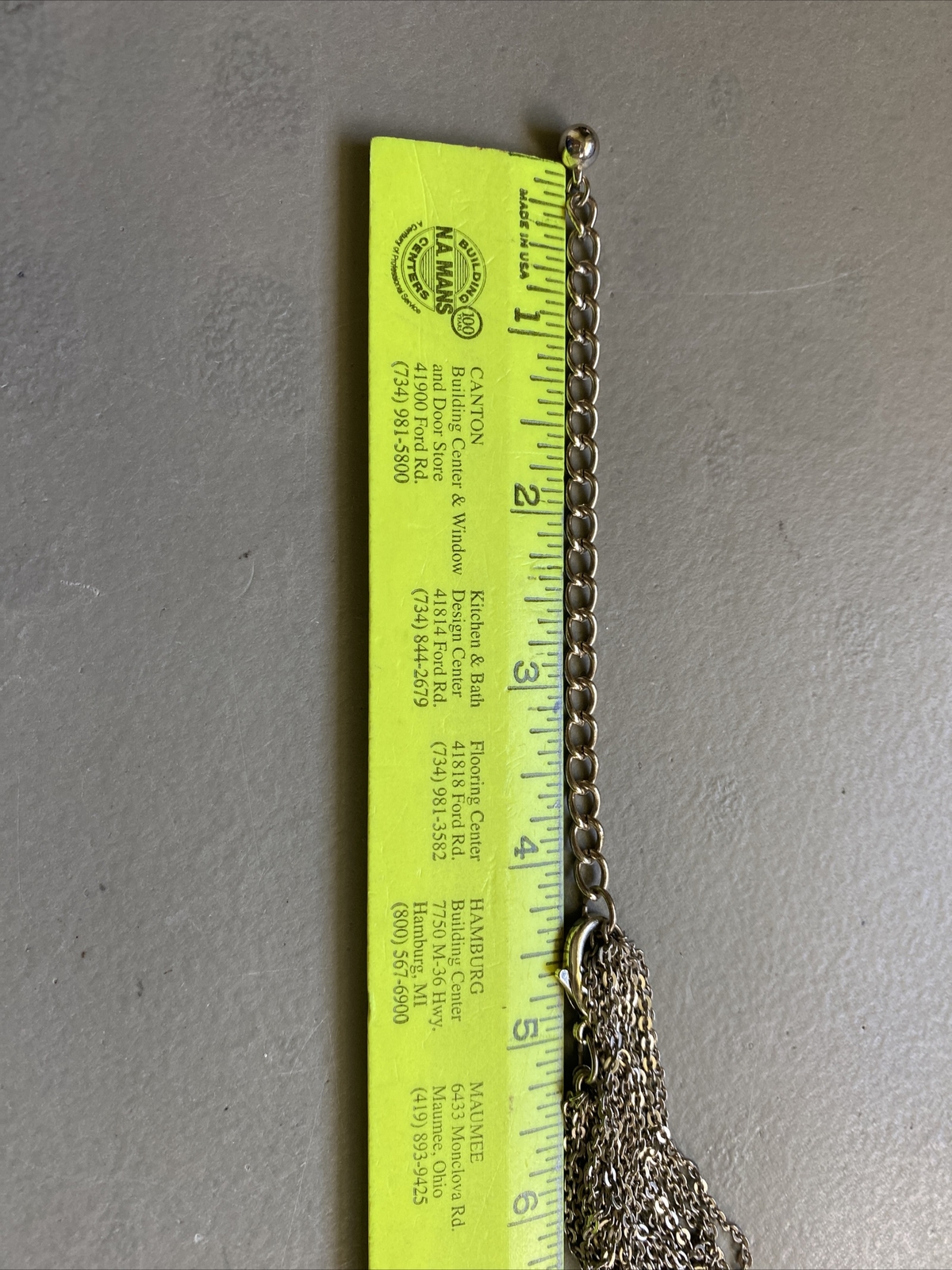 Long Nice Statement necklace assorted materials 4… - image 7