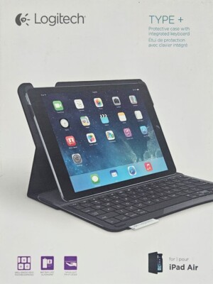Logitech Type + Protective Case Integrated Keyboard iPad Air 1st Gen BRAND NEW