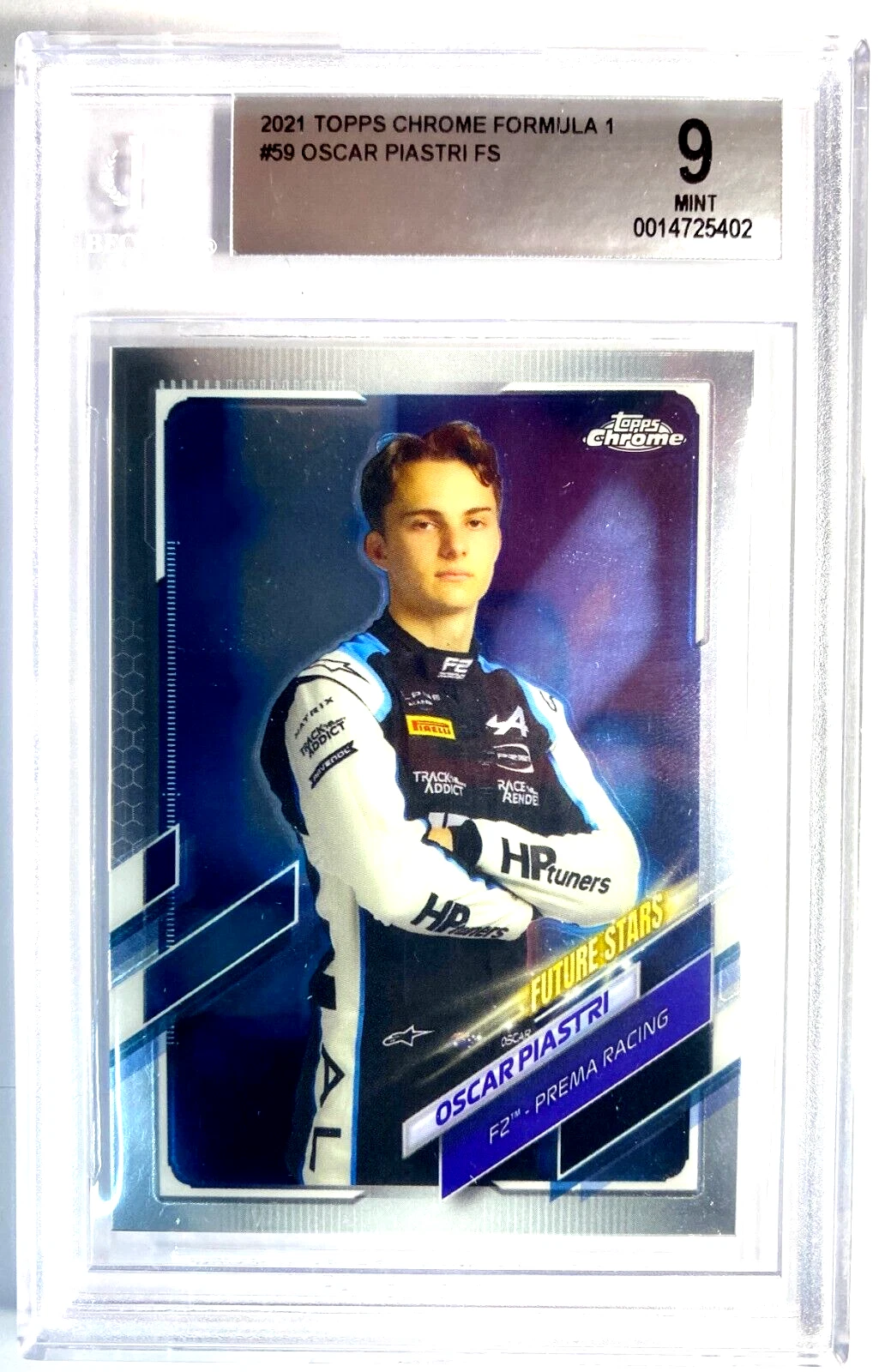 Oscar Piastri trading card
