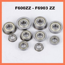 F600zz - F6903 ZZ Series Flanged Miniature Bearings - All Sizes In Here