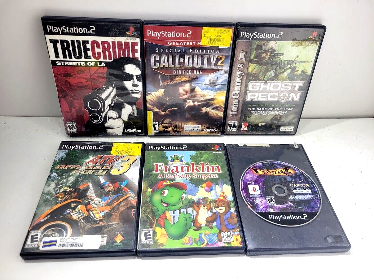 Lot of 6 PlayStation 2 Games | eBay