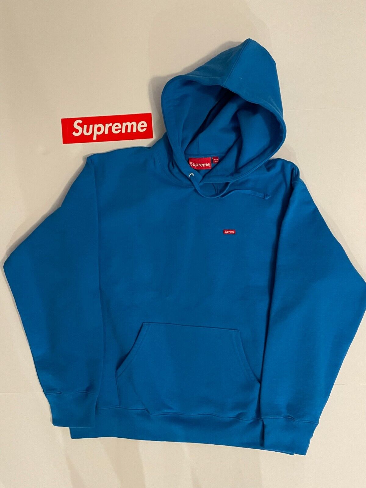 supreme hoodie blue