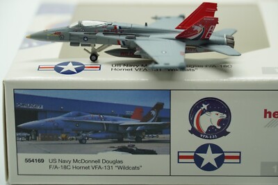 Herpa Wings 1:200 US Navy McDonnell Douglas FA-18C Wildcats (554169) Limited 750