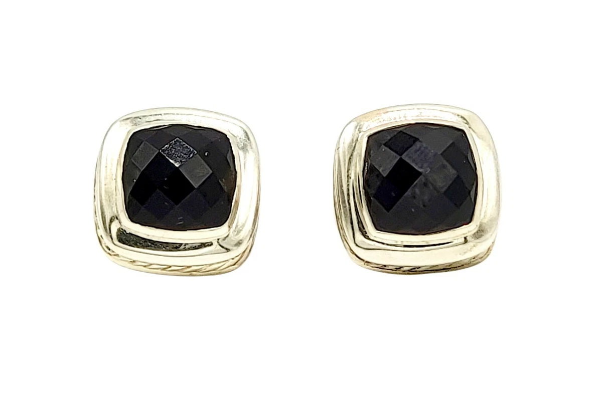David yurman hotsell black onyx earrings