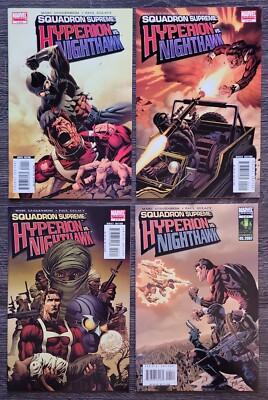 Marvel Comics Hyperion Vs. Nighthawk Limited Series #1-4 Complete Run (VF/NM)