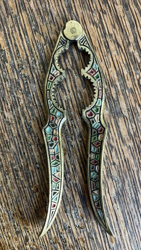 Vintage Brass Designer Shell Cracker Made in Israel - Picture 10 of 11