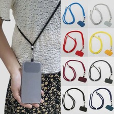 Universal Cross Body Nylon Patch Phone Lanyard Mobile Cell Phone Strap Lanyard