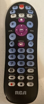 Remote Universal RCA RCR414BHE 4 Device TV SAT DVD STREAM Excellent Condition